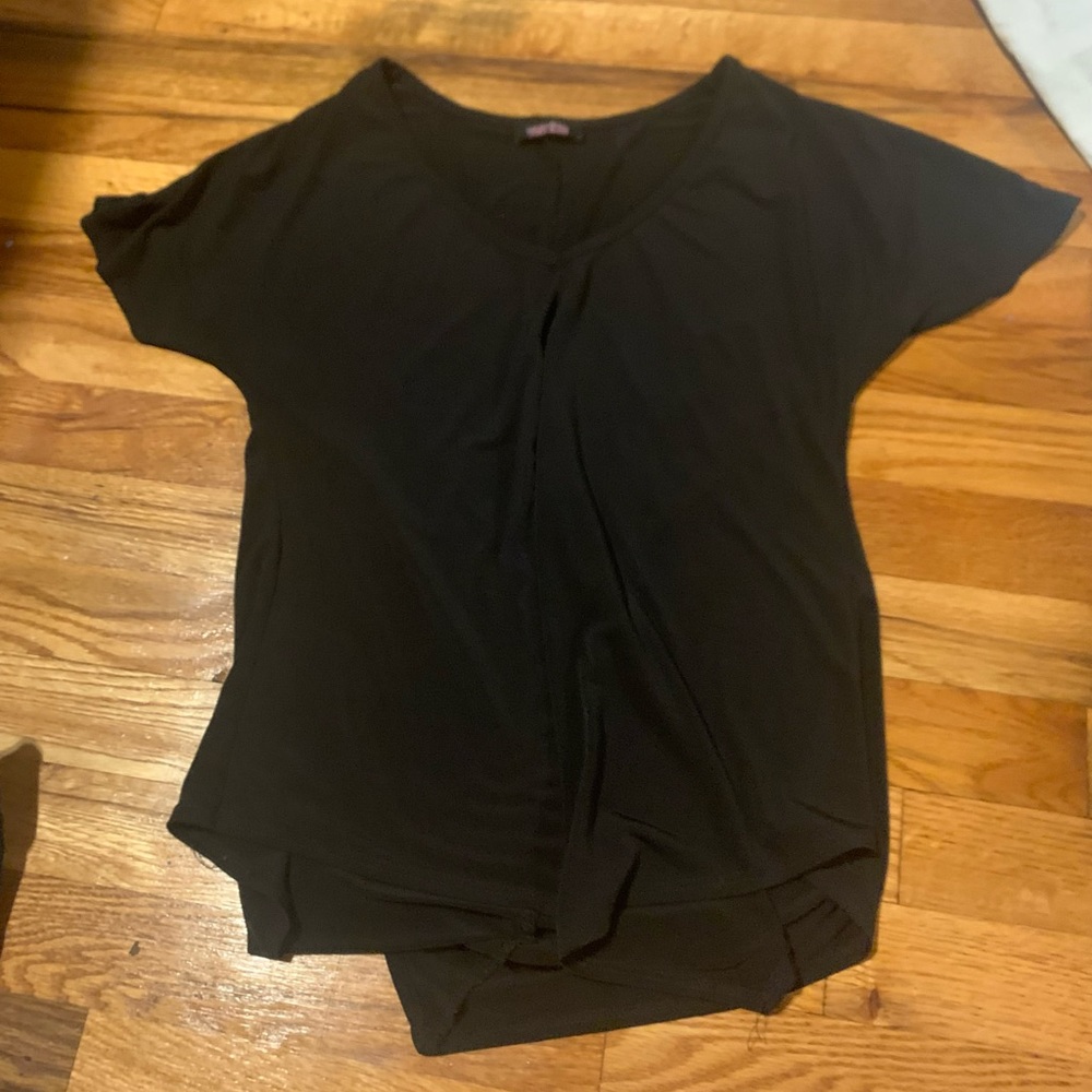black v neck